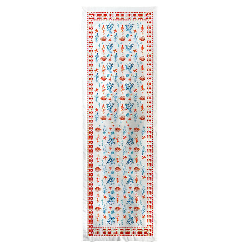 Camino de mesa velo organza Octopus