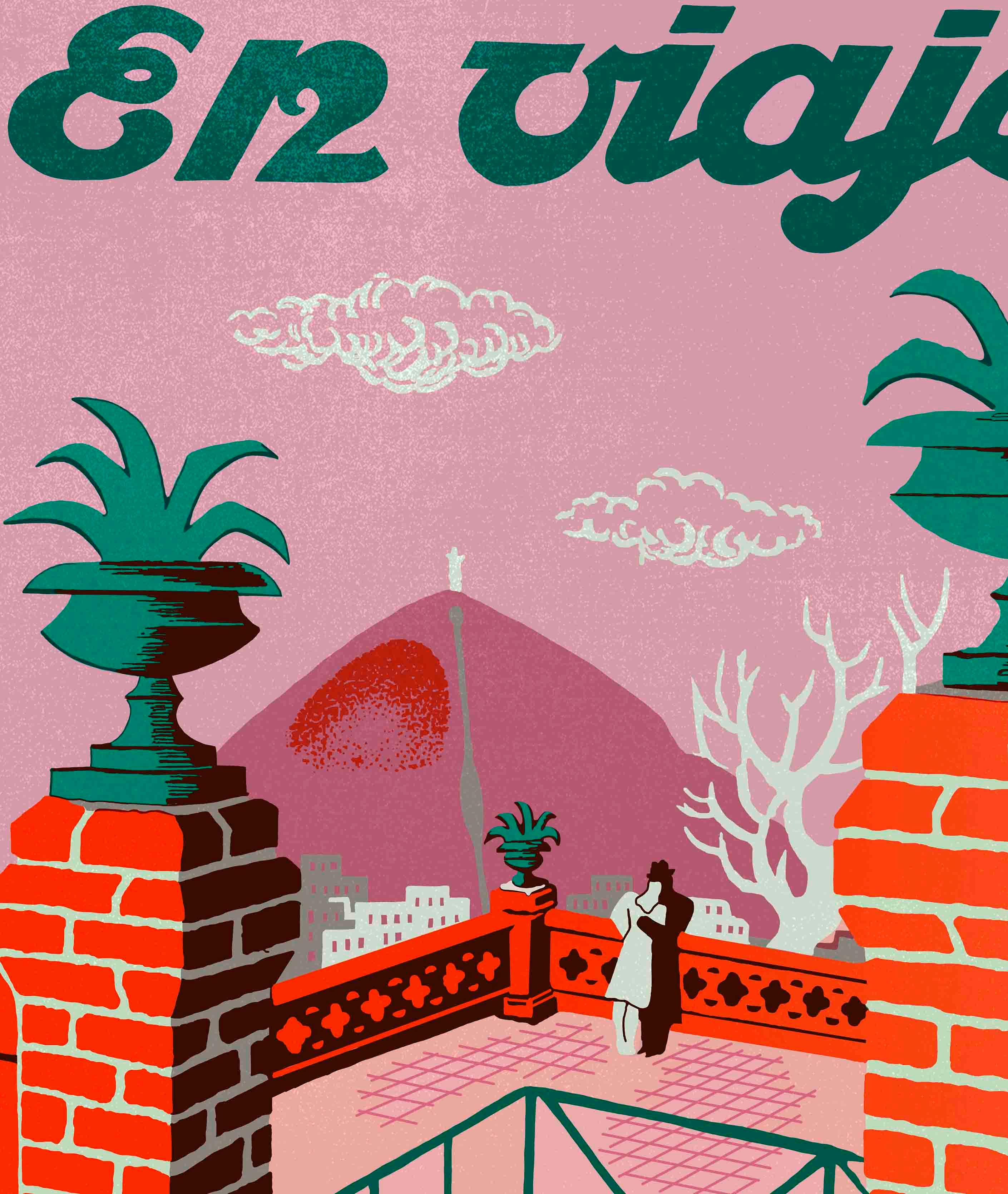 Poster Santiago Santa Lucía - Lámina - Mappin