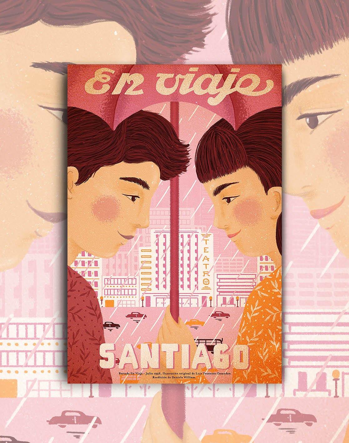 Poster Santiago Alameda - Lámina - Mappin