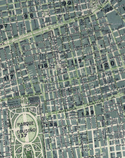 Plano de Santiago en 1939 - Lámina