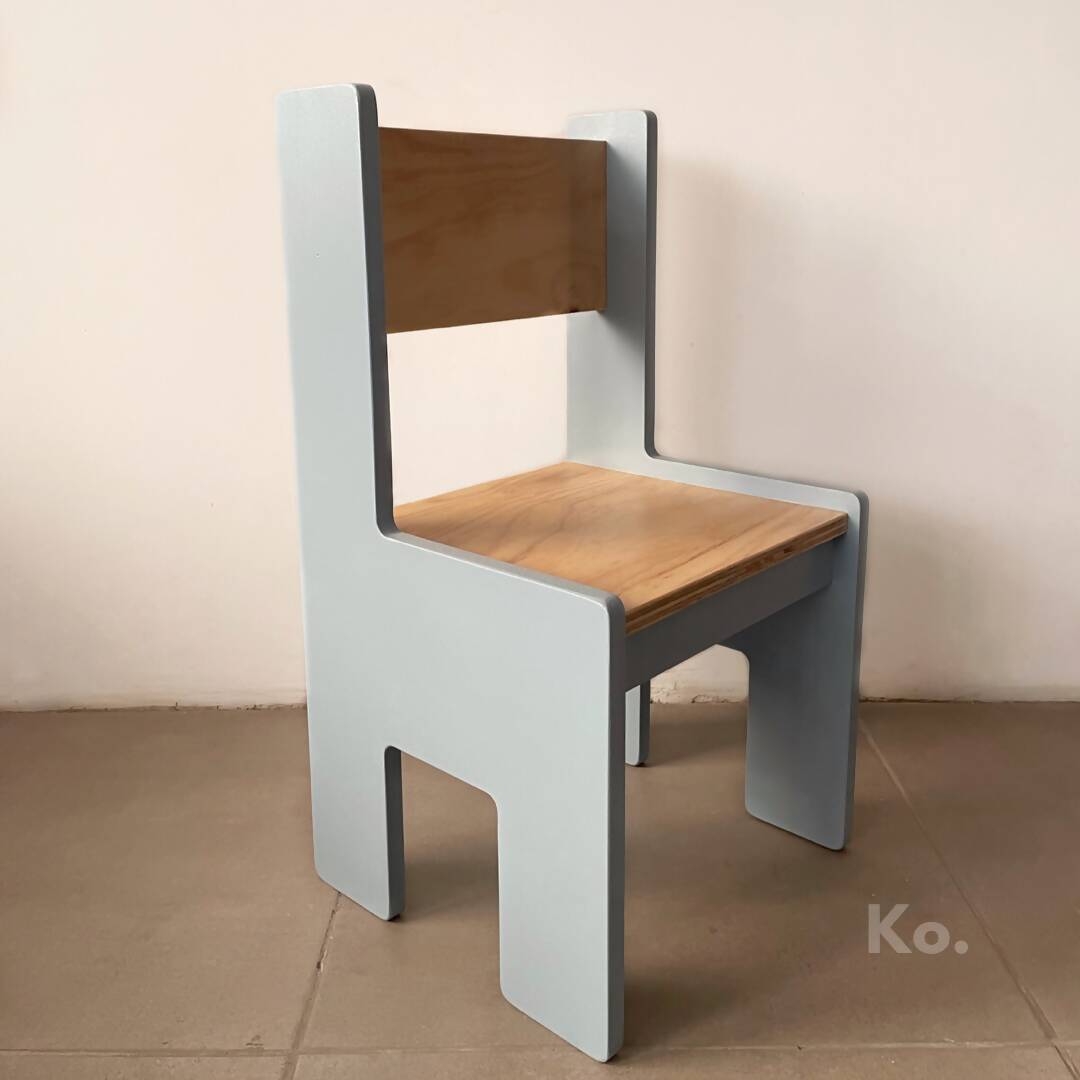 (A PEDIDO) Silla Infantil Color Celeste