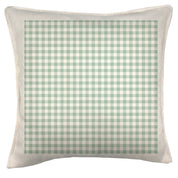 Cojín Cuadrillé Verde - 45 x 45