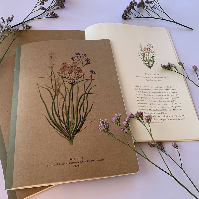 Libreta Craft Flora Nativa