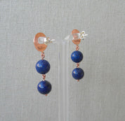 AROS COBRE DOBLE LAPISLÁZULI