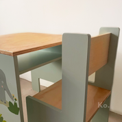 (A PEDIDO) Mesa con una silla "La Selva"