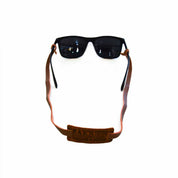 Strap porta anteojos cuero
