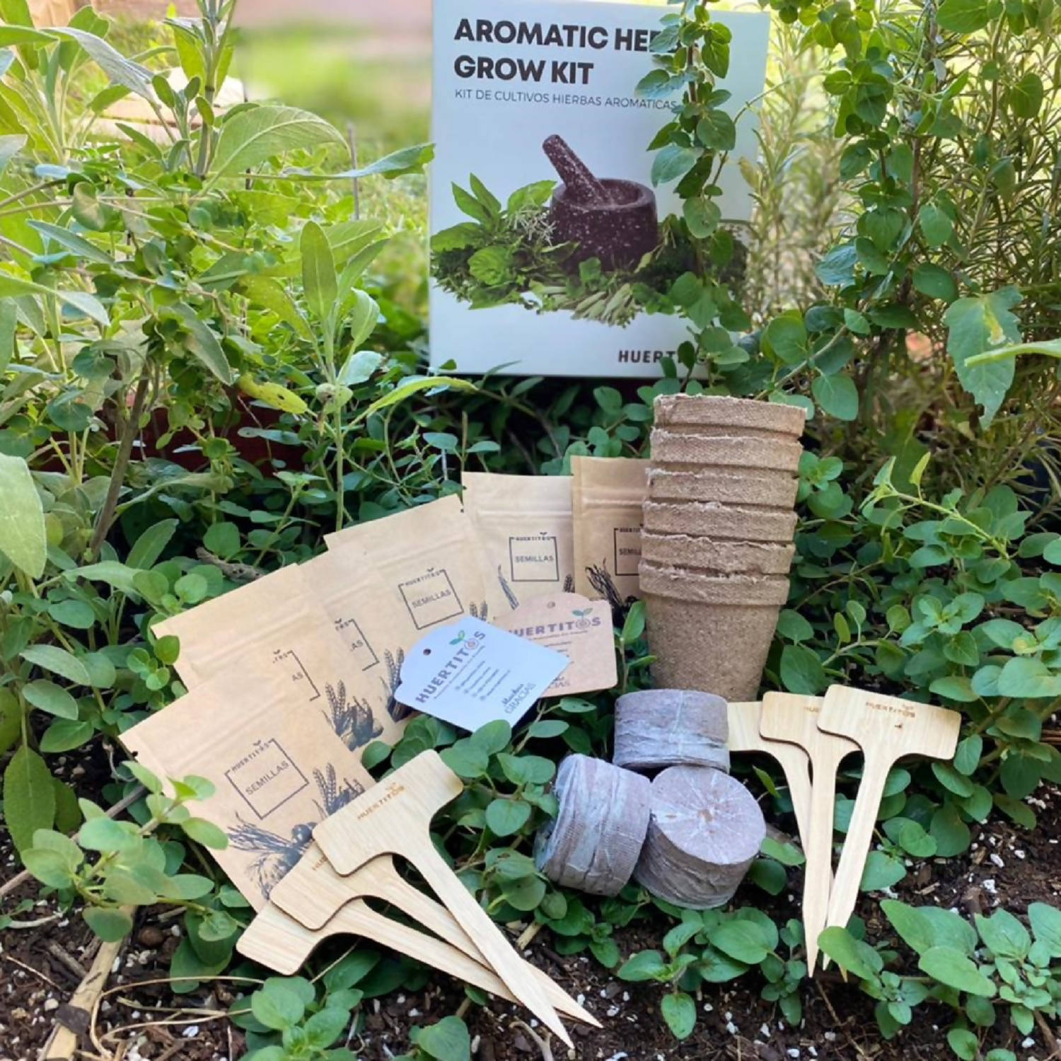 Kit de cultivo de Hierbas Aromáticas (Aromatic Herbs Grow Kit)