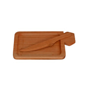 mantequillera con mango con cuchillo madera