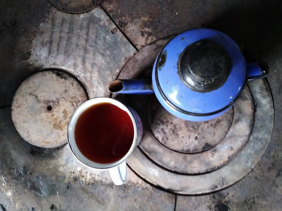 Tazón Enlozado "A la suerte de la olla"