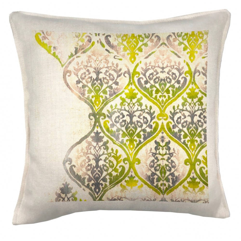 Cojín Tapiz Azul Limón 4 - 45 x 45