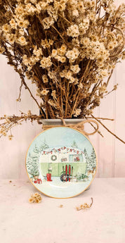 NAVIDAD Plato 15 cm Remolque redondo