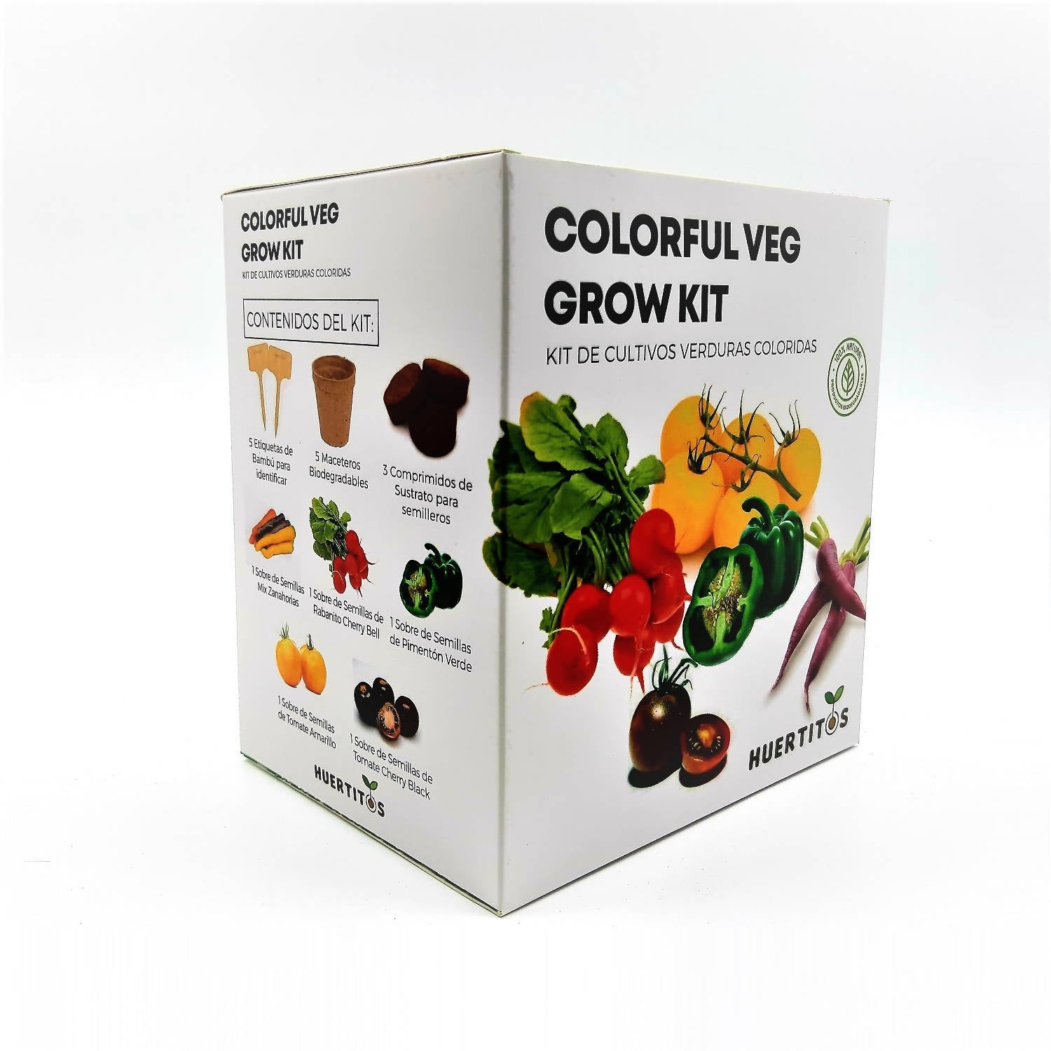 Kit de cultivo Verduras Coloridas (Colorful Veg GROW KIT)