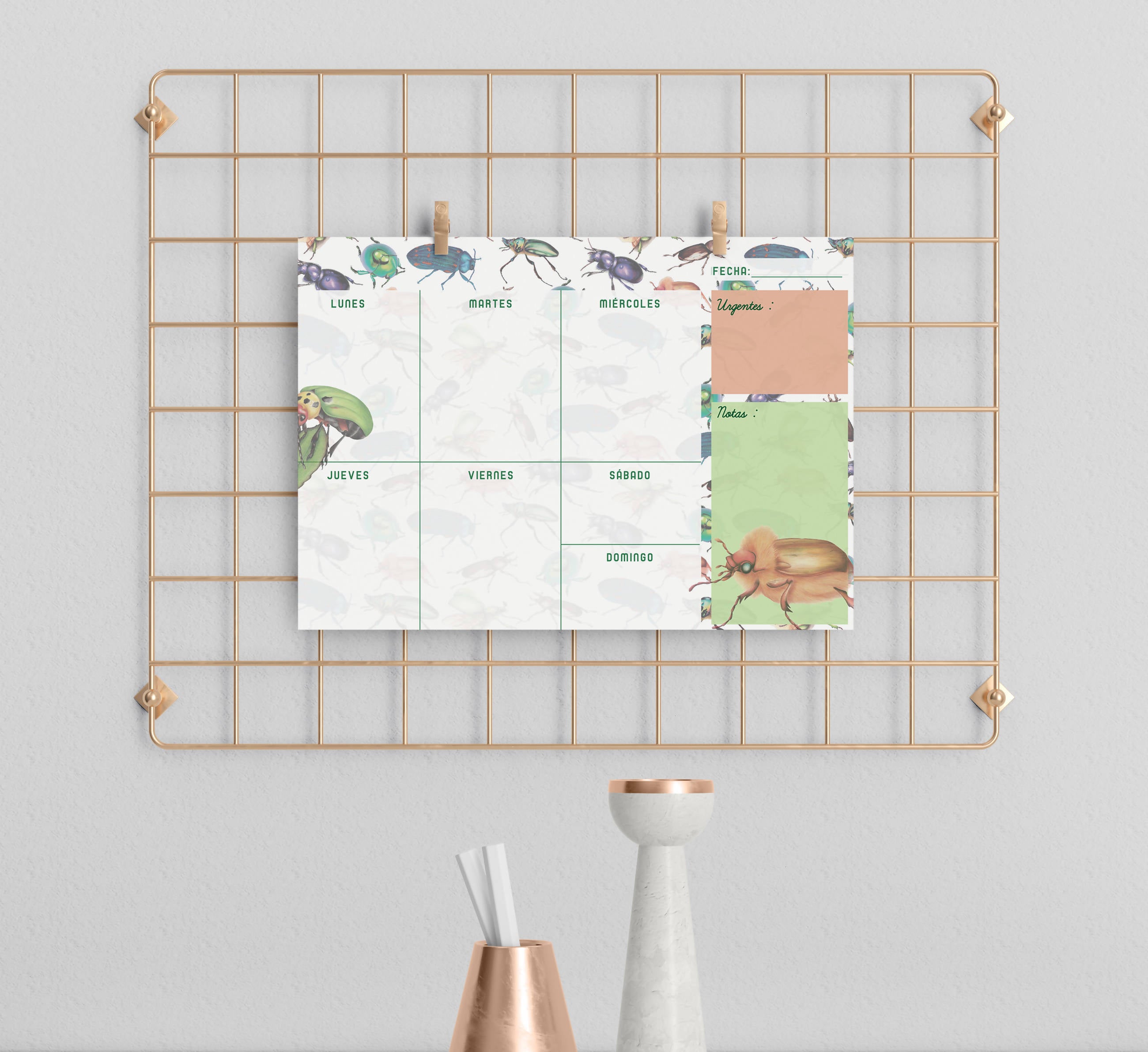 Planer Semanal - Loco x por los escrabajos