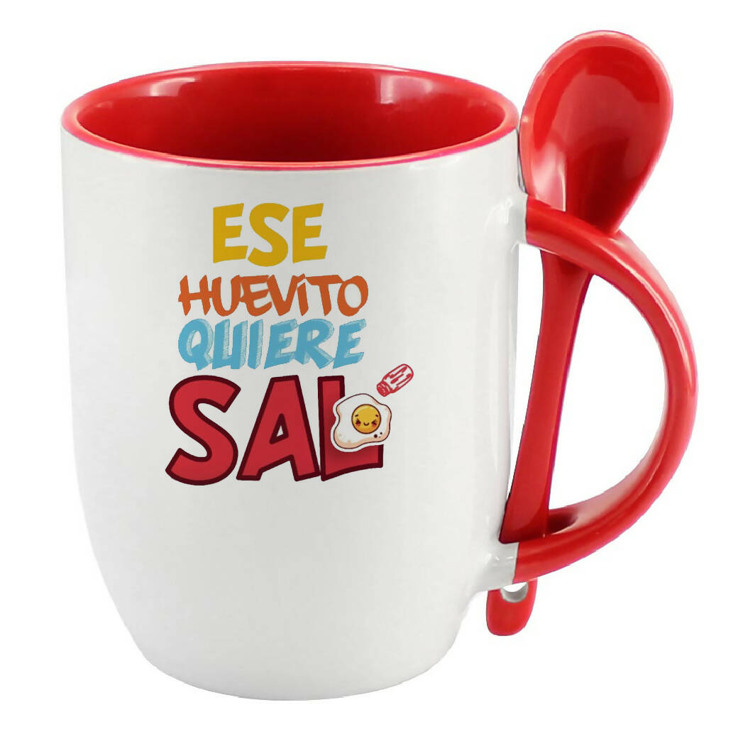 Tazón "Ee huevito quiere sal"