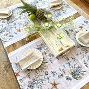 Camino de mesa velo organza Papúa