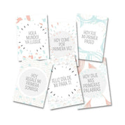 Tarjetas Hitos Bebé "Festa Menta"