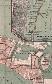Mapa de Venecia antiguo - Lámina - Mappin