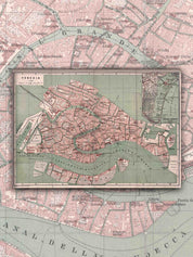 Mapa de Venecia antiguo - Lámina - Mappin
