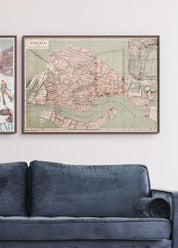 Mapa de Venecia antiguo - Lámina - Mappin