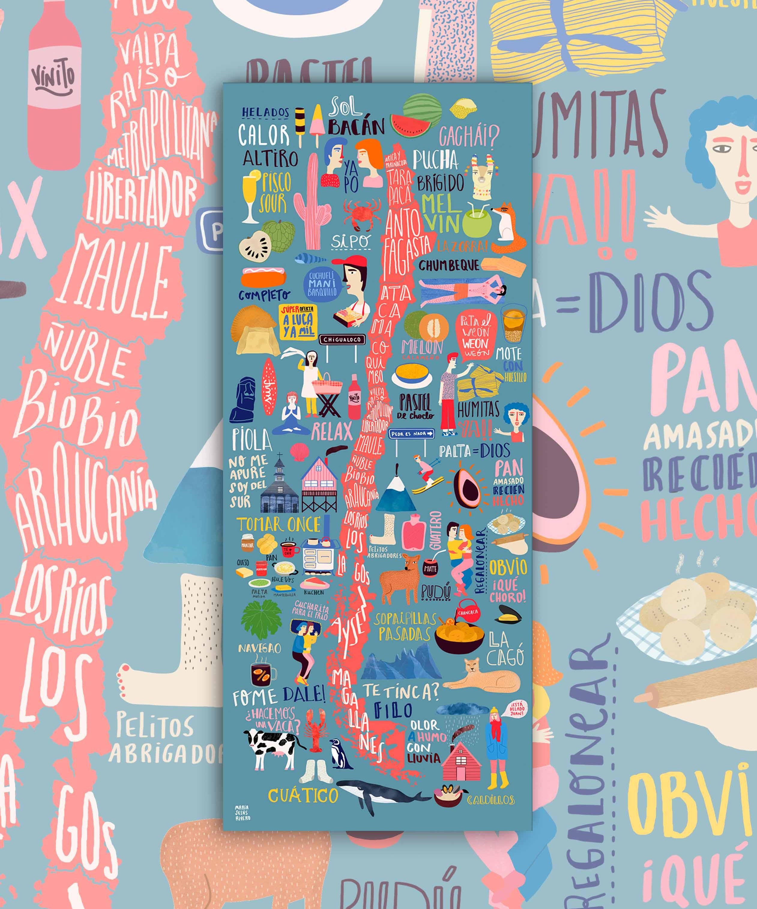 Invierno Verano Chileno - Lámina - Mappin