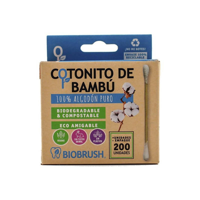 Cotonitos de Bambú Biobrush