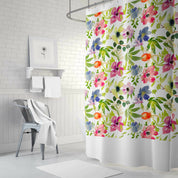Cortina de baño flores Paper Home