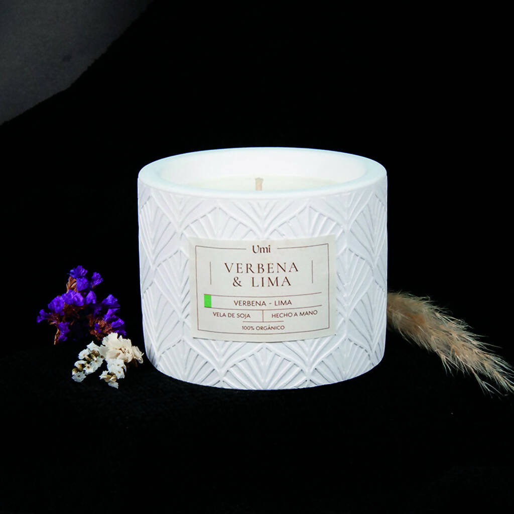 Vela de soja Umi aroma Verbena Lima 200 gr