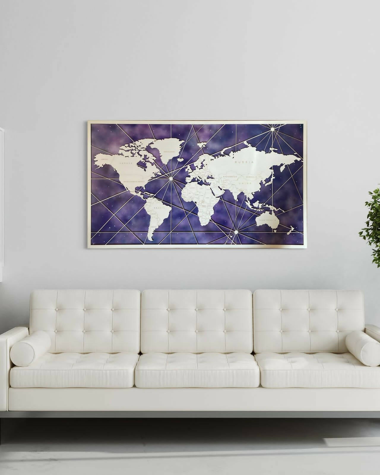 (A PEDIDO) Planisferios colores Paìses grabados 120x70cm