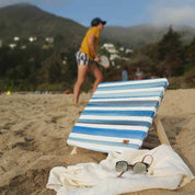 Reposera o respaldo de playa líneas azules Paper Home