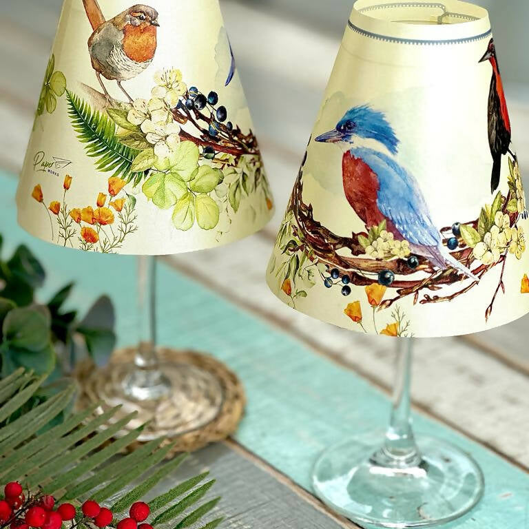 Pantalla para copas Aves chilenas - Creado en Chile