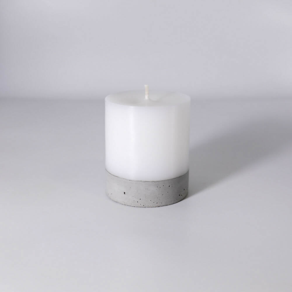 Vela con Hormigón Natural 8x7cm Küme