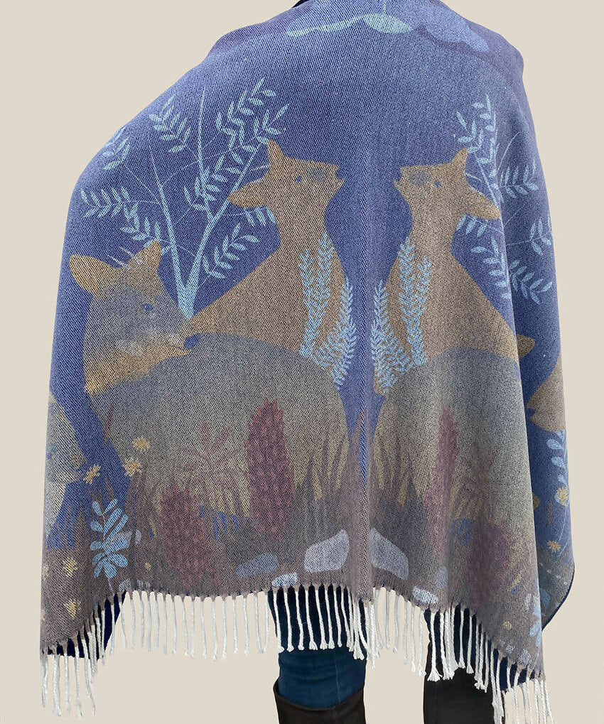 Ruana Reversible diseños (TIENDA) - Creado en Chile
