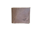 Billetera Hombre Cuero Café Claro Graso