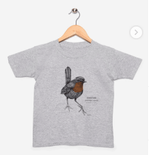 Polera niño Chucao gris - Creado en Chile