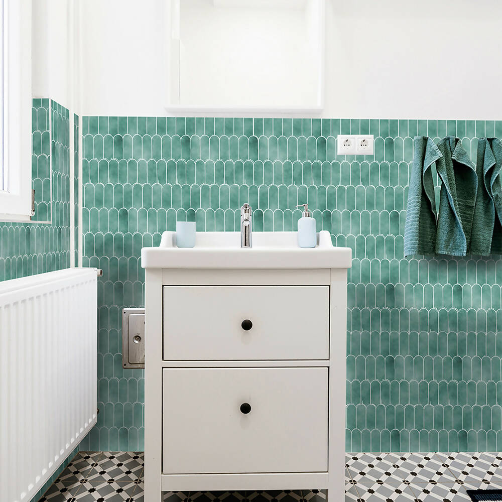 PEZ TURQUESA Muriglass Autoadhesivo 3D