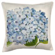 Cojín Hortensia Celeste - 45 x 45