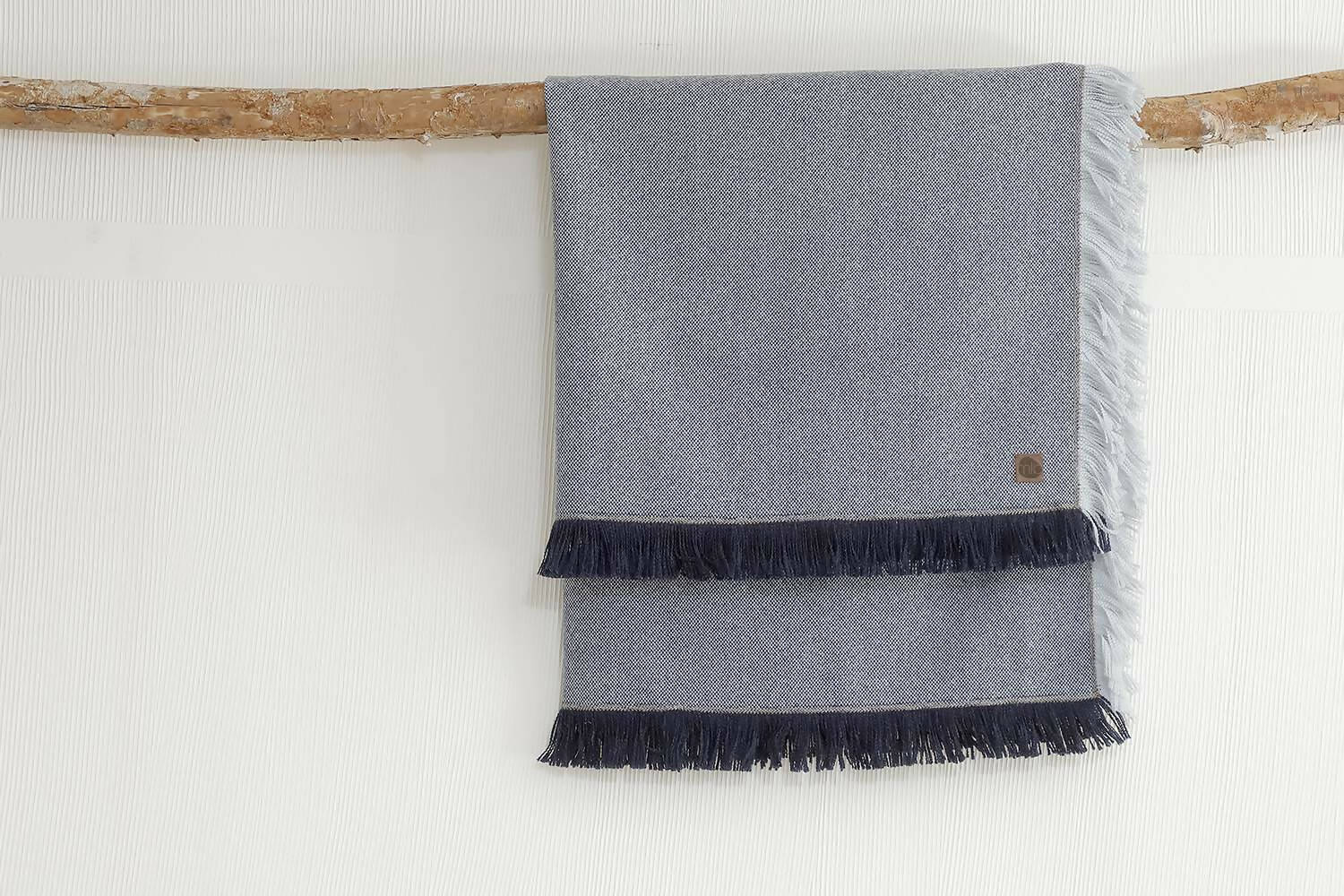 Carpeta de juegos paño de lana azul