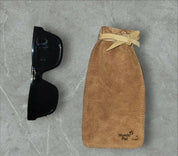 Porta Lentes Cuero Reno Café Claro