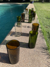 Stoneglass sixpack vasos verdes