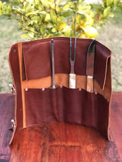 Bolso De Cuero Parrillero