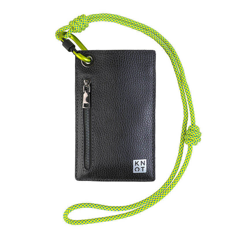 BBKNOT Portacelular / Negro / Amarillo Neón