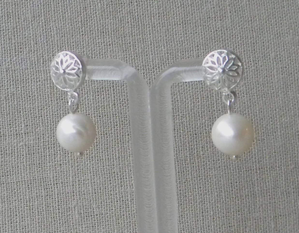 AROS PLATA MANDALA PERLA RÍO