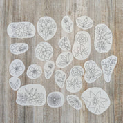 Kit parches para bordar florcitas