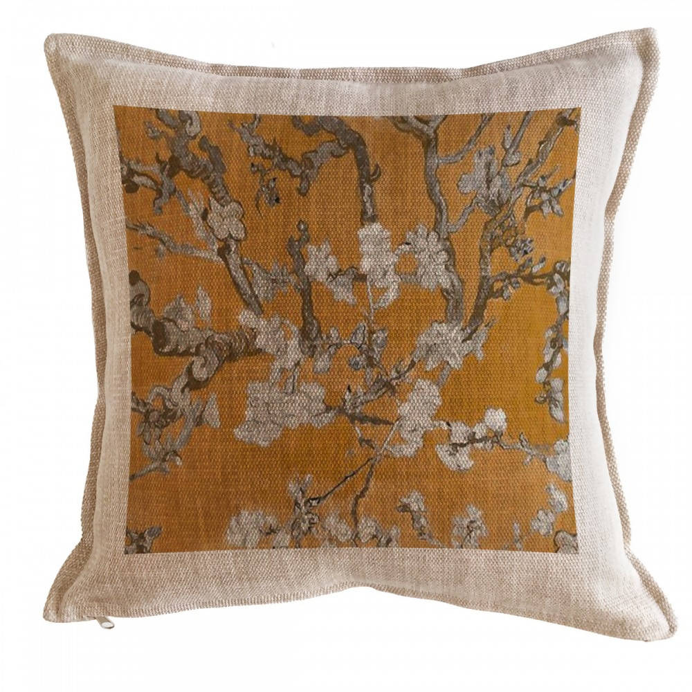 Cojín Tapiz Mostaza 2 - 45 x 45