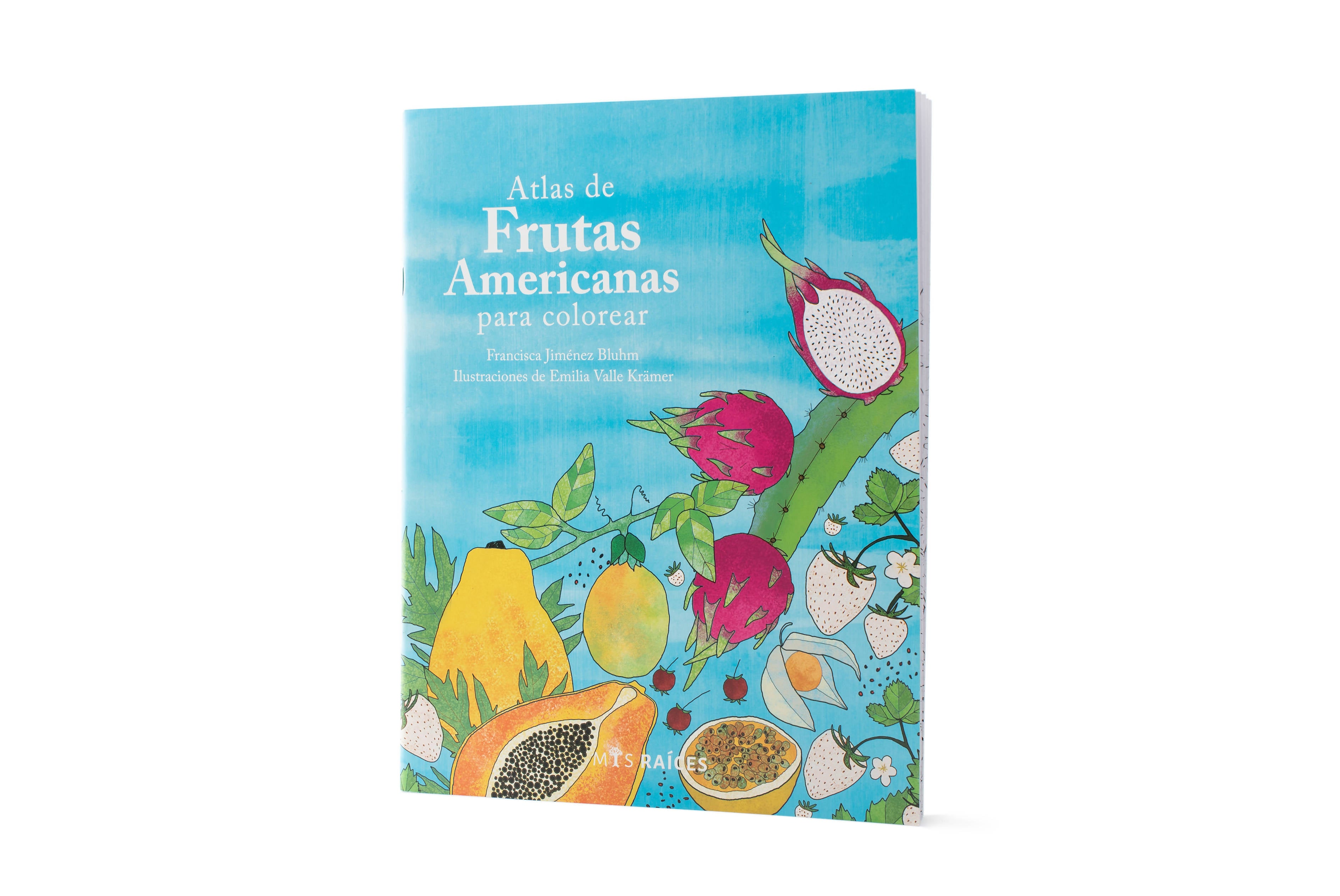 Atlas de Frutas Americanas para colorear