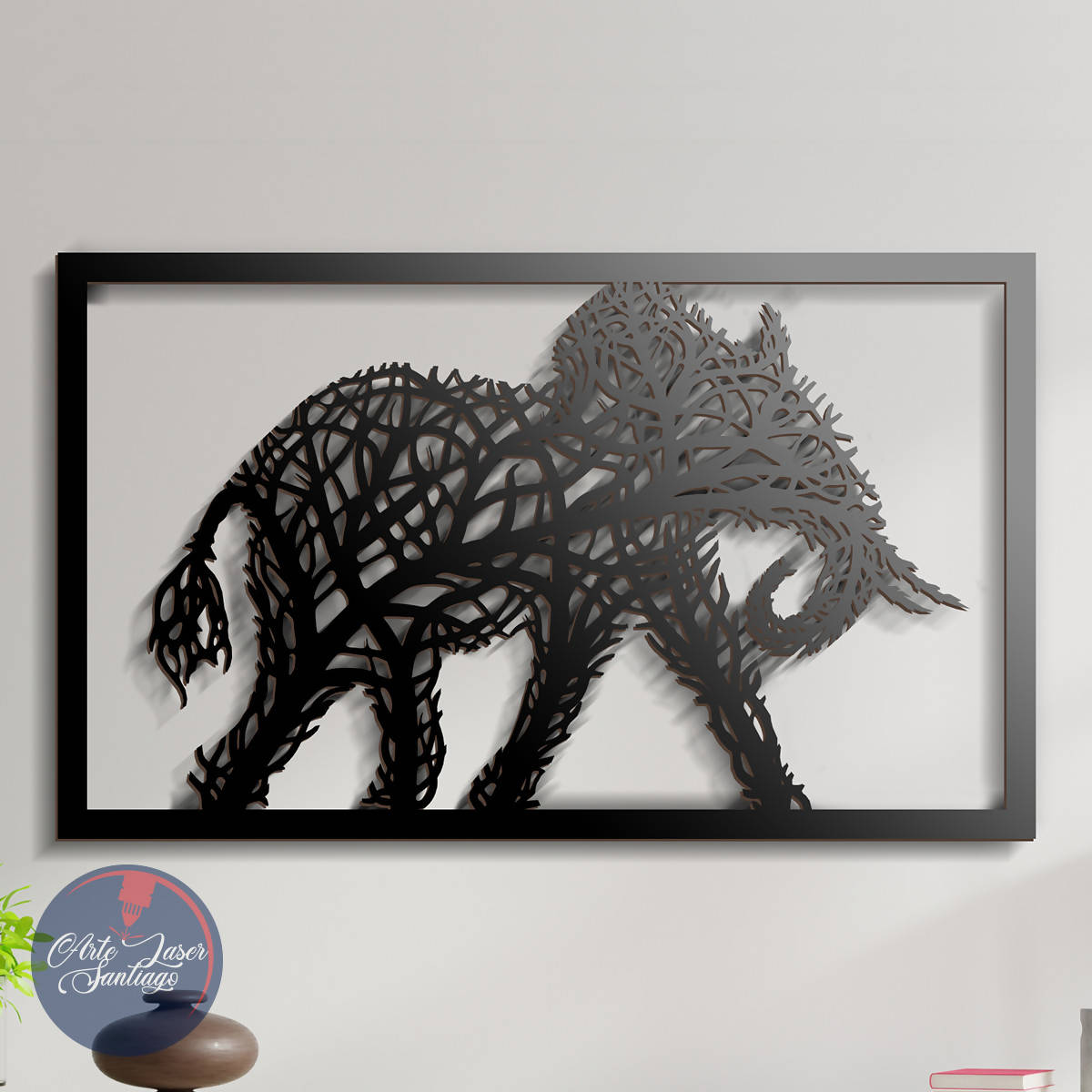 (A PEDIDO) Cuadro elefante