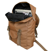 Mochila Sport Notebook 15" Sustentable. Diseño Café.