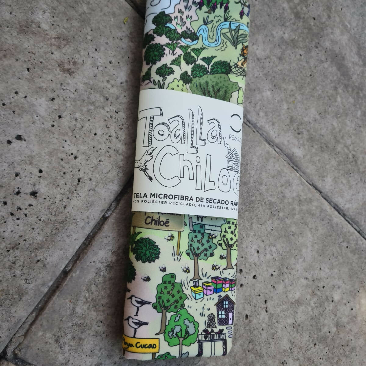 TOALLA REVERSIBLE CHILOÉ - Creado en Chile