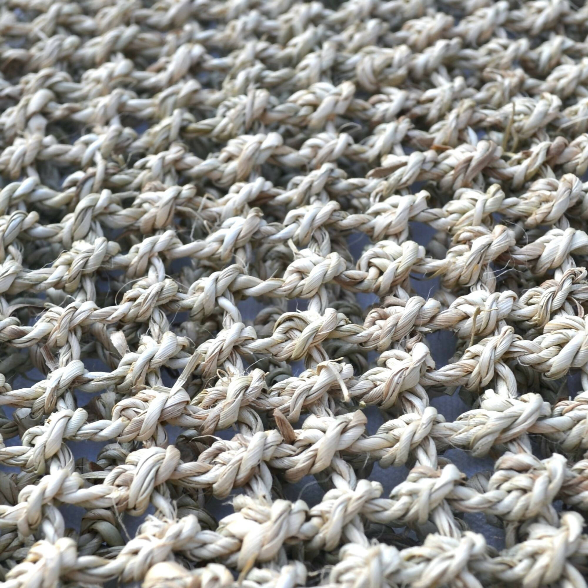 Pilwa Tejido tupido mango mediano color natural I