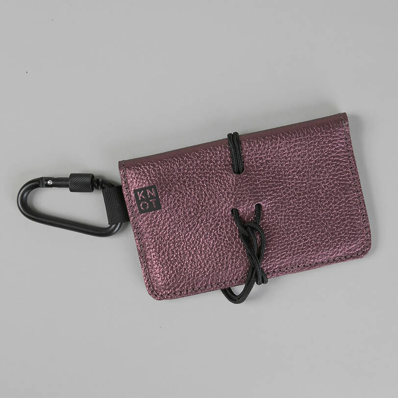 ROLLKNOT Tabaquera cuerda / Rojo Metálico / Negro